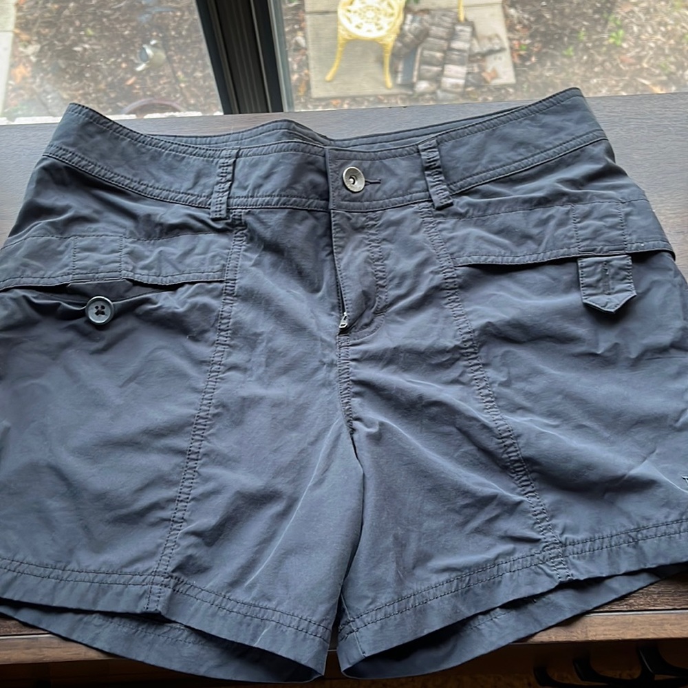 Black cargo shorts